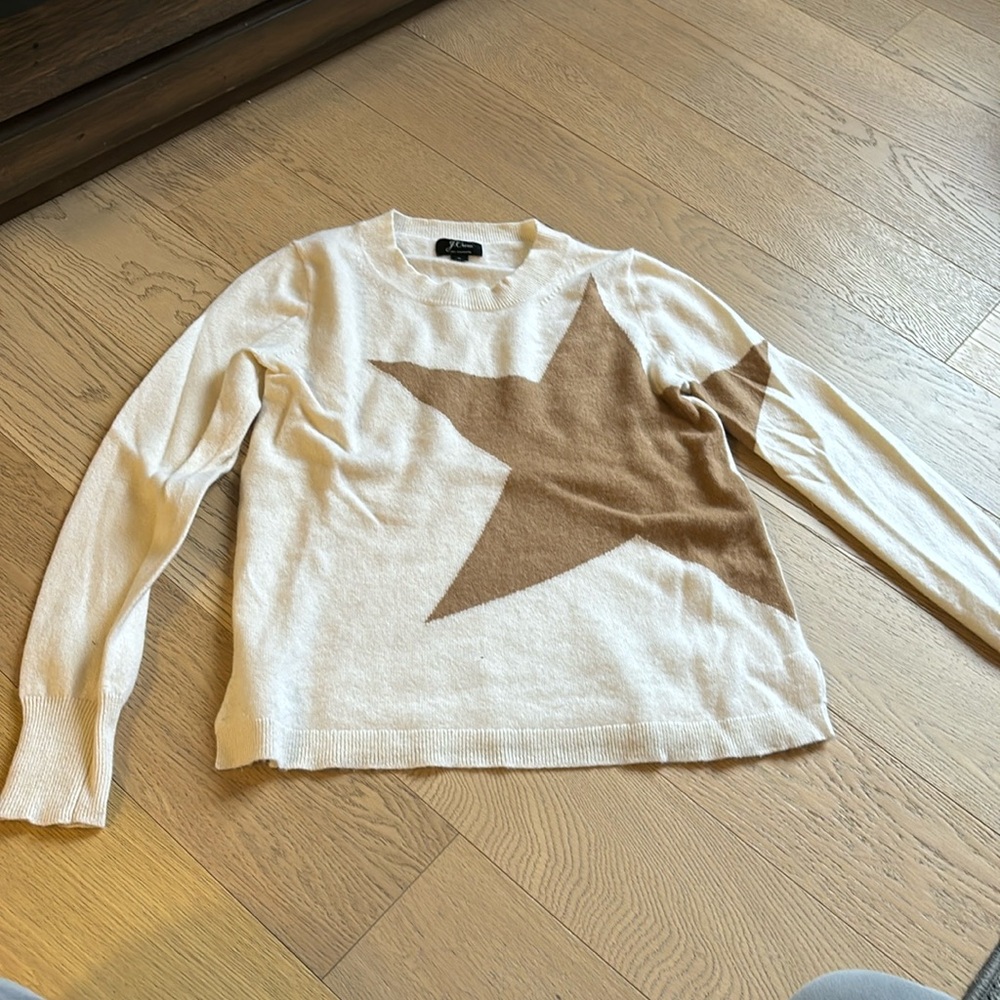 J Crew Star Cashmere Sweater